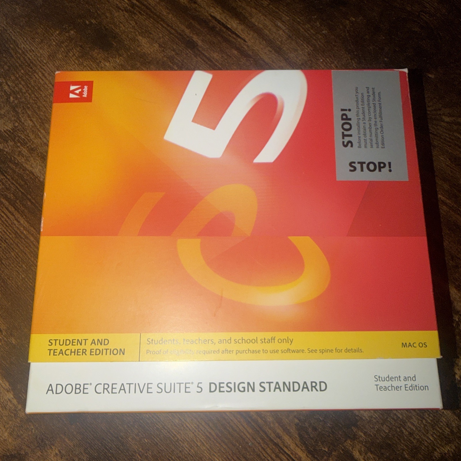 Adobe Creative Suite 5 Design Premium CS5 Mac OS Student Edition