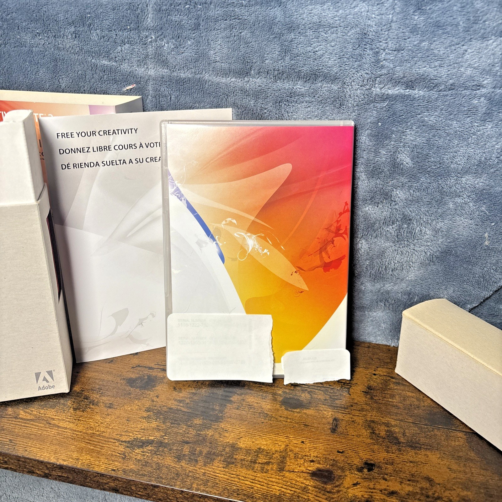 Adobe Creative Suite 3 Design Premium, 3 Disc Set, Box & Paperwork