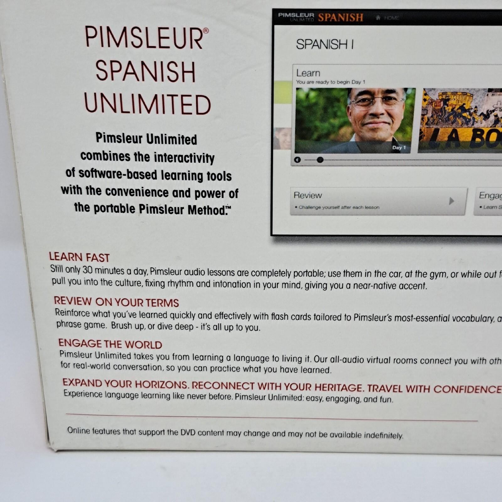 NEW Sealed Pimsleur Unlimited SPANISH Language Level 1 ***Read Description***