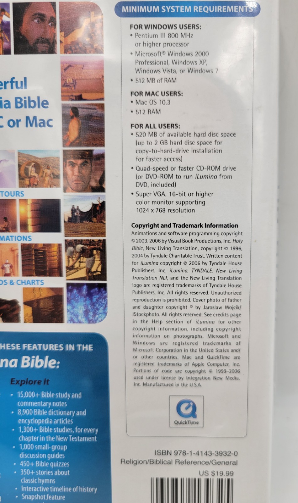 Ilumina Bible Software (Interactive Bibles & content) on DVD-Rom for Windows VG