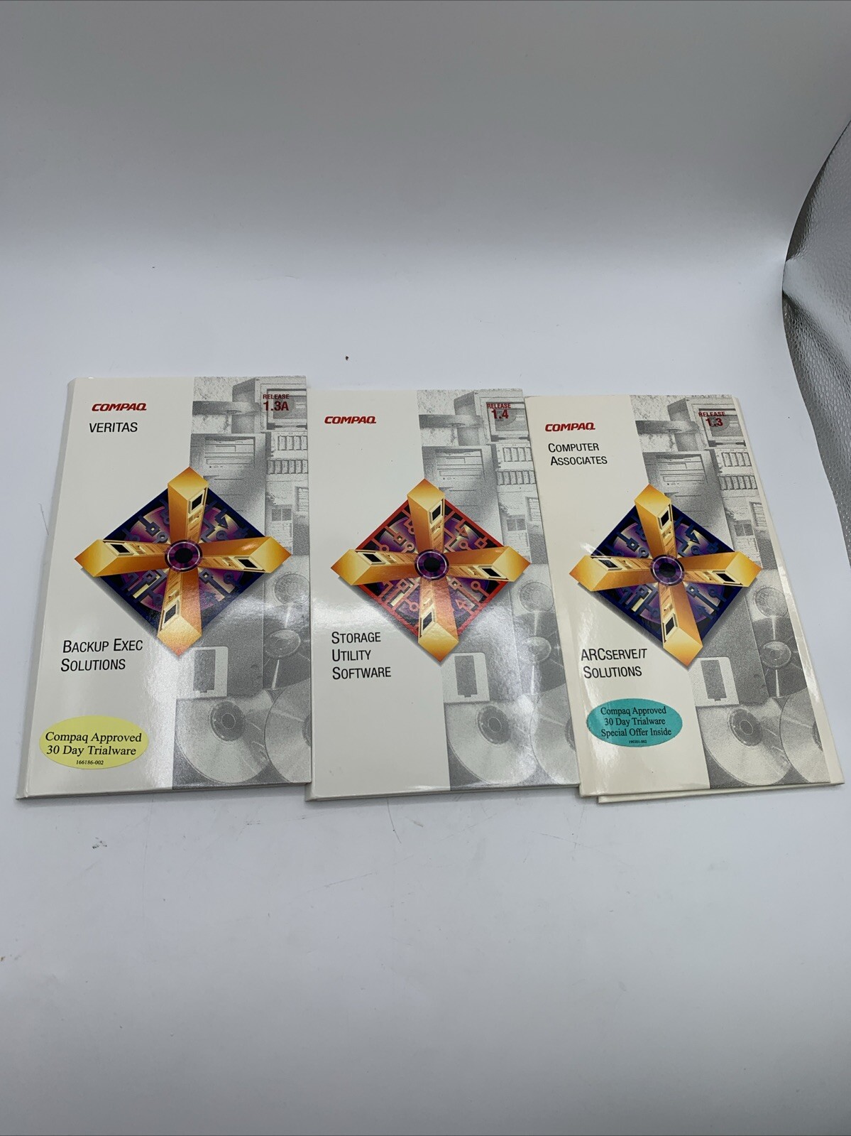 Lot Of 8 Compaq Veritas Computer Associates Storage Utility Software See Pics