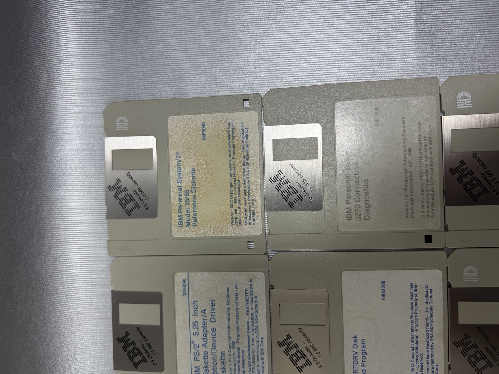 Vtg IBM Computer Floppy Disk Diskette Lot of 45 Software Drivers Programs Guide
