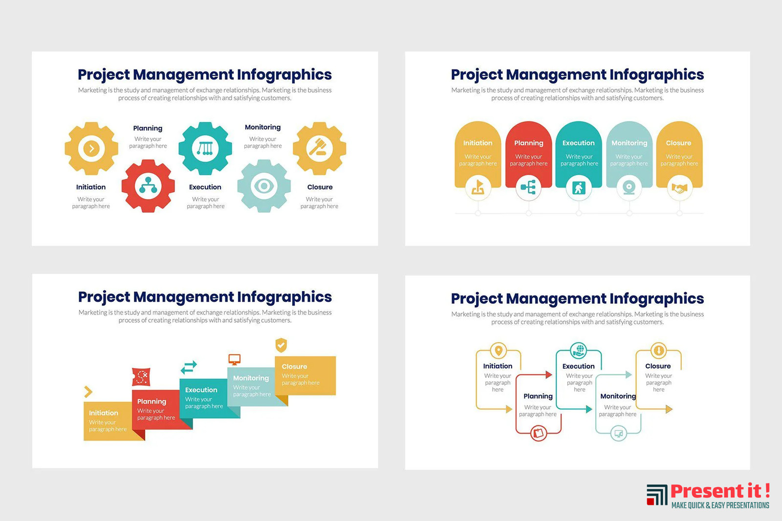 Project Management Infographics Templates