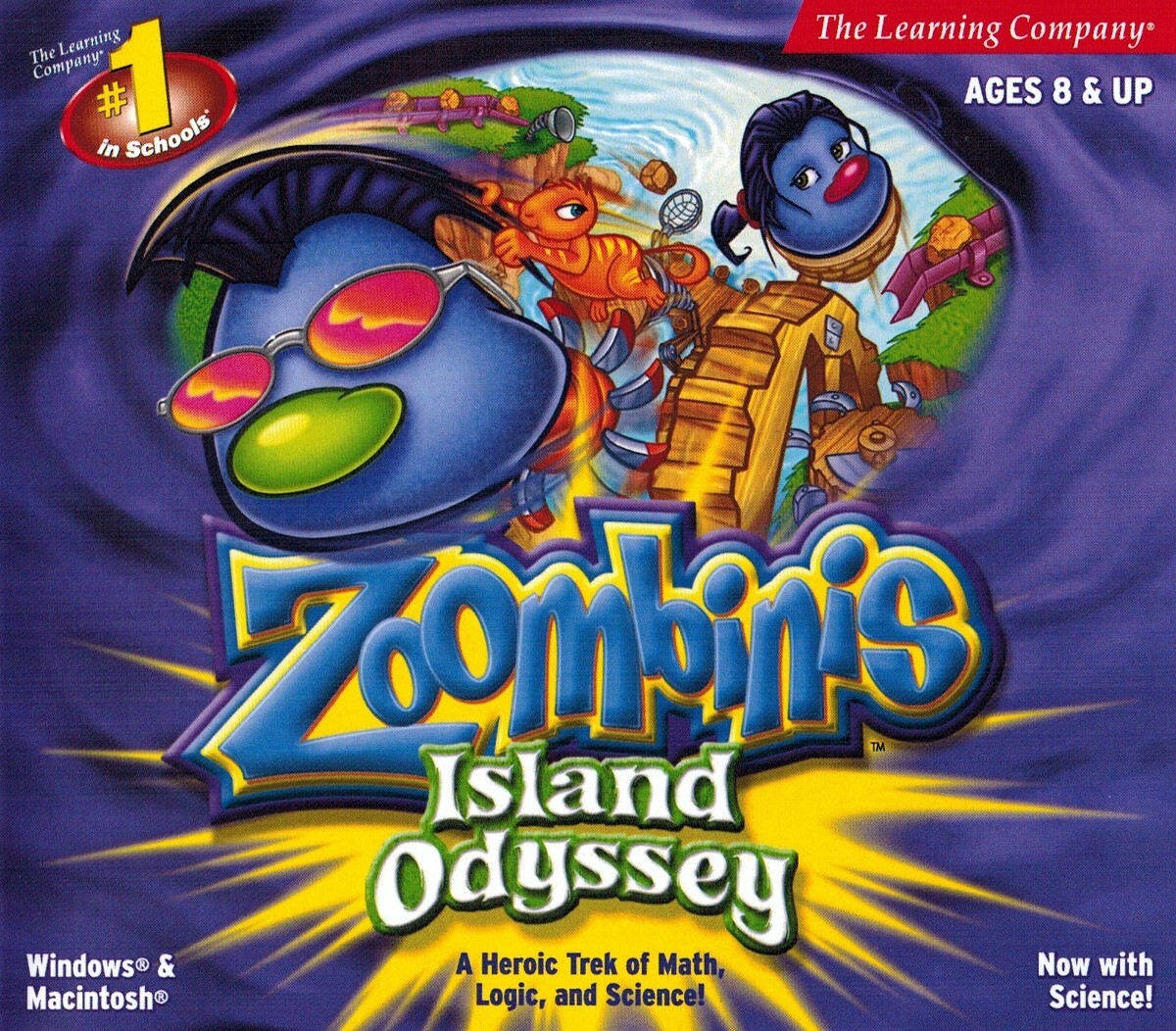 Zoombinis Island Odyssey Ages 8 & Up The Learning Company New Sealed