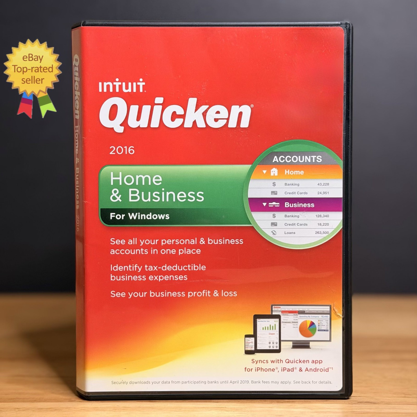 Intuit Quicken 2016 Home And Business Windows PC – PLEASE READ BELOW ⚠️TESTED