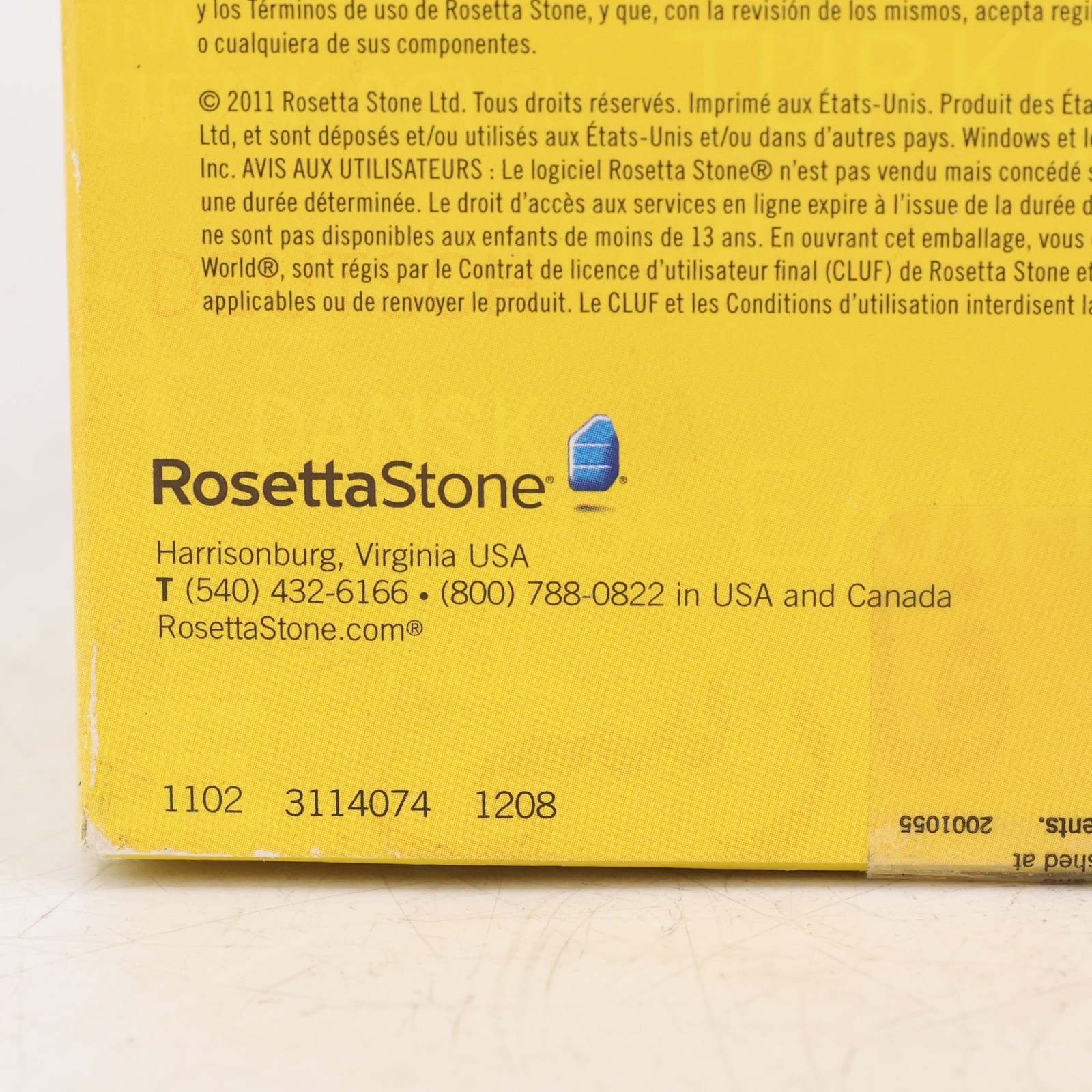Rosetta Stone French Levels 1 2 3 & 4 TOTALe Version 4 Windows Mac 9781617165696