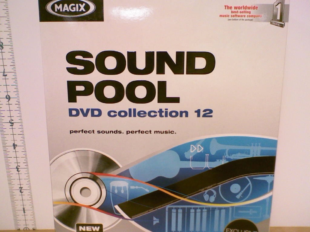 Magix Sound Pool DVD Collection 12 6000 stereo Sample 6GB Royalty free loops New