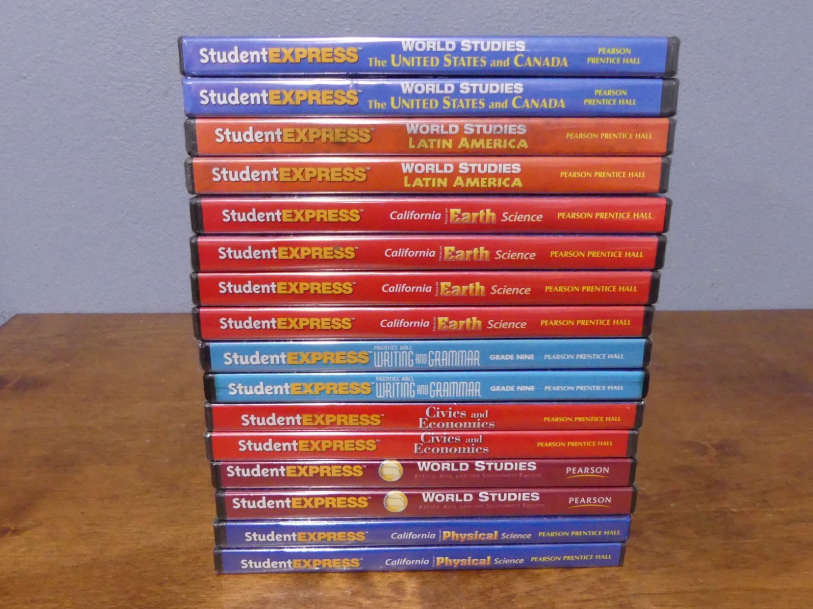Lot of 16 Pearson Prentice Hall Student Express CD-ROM Set 2008 2010 New Sealed