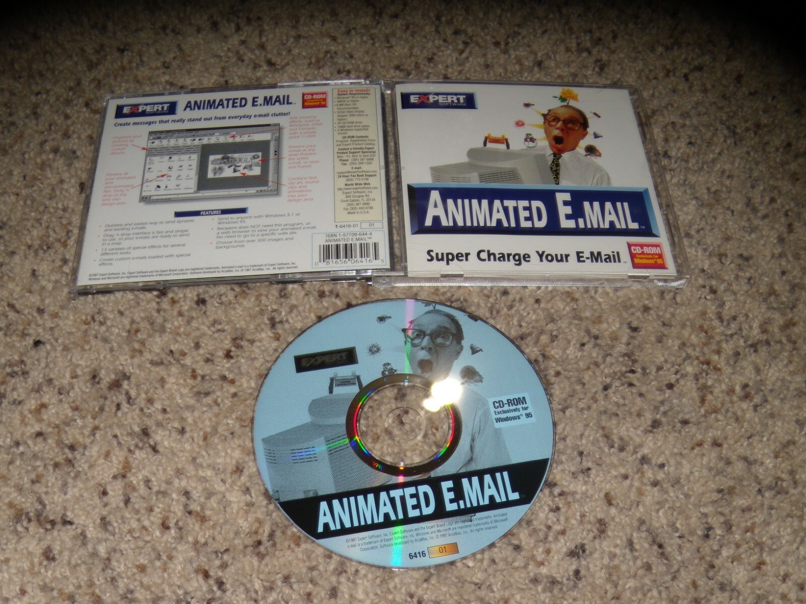 Animated E.mail (PC, 1997) Near Mint