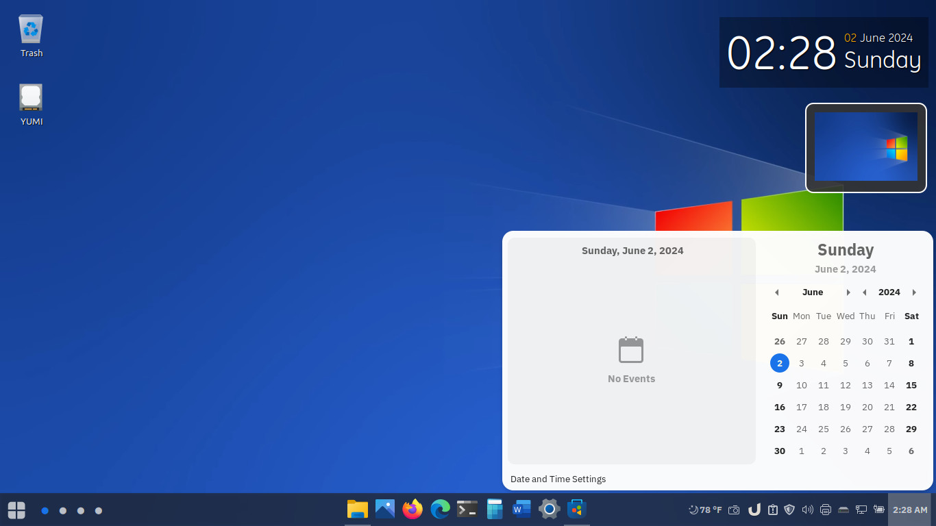 Linux Mint 22 pre-installed 2.5″ 160GB Hard Drive (Windows 10 Look) (2)