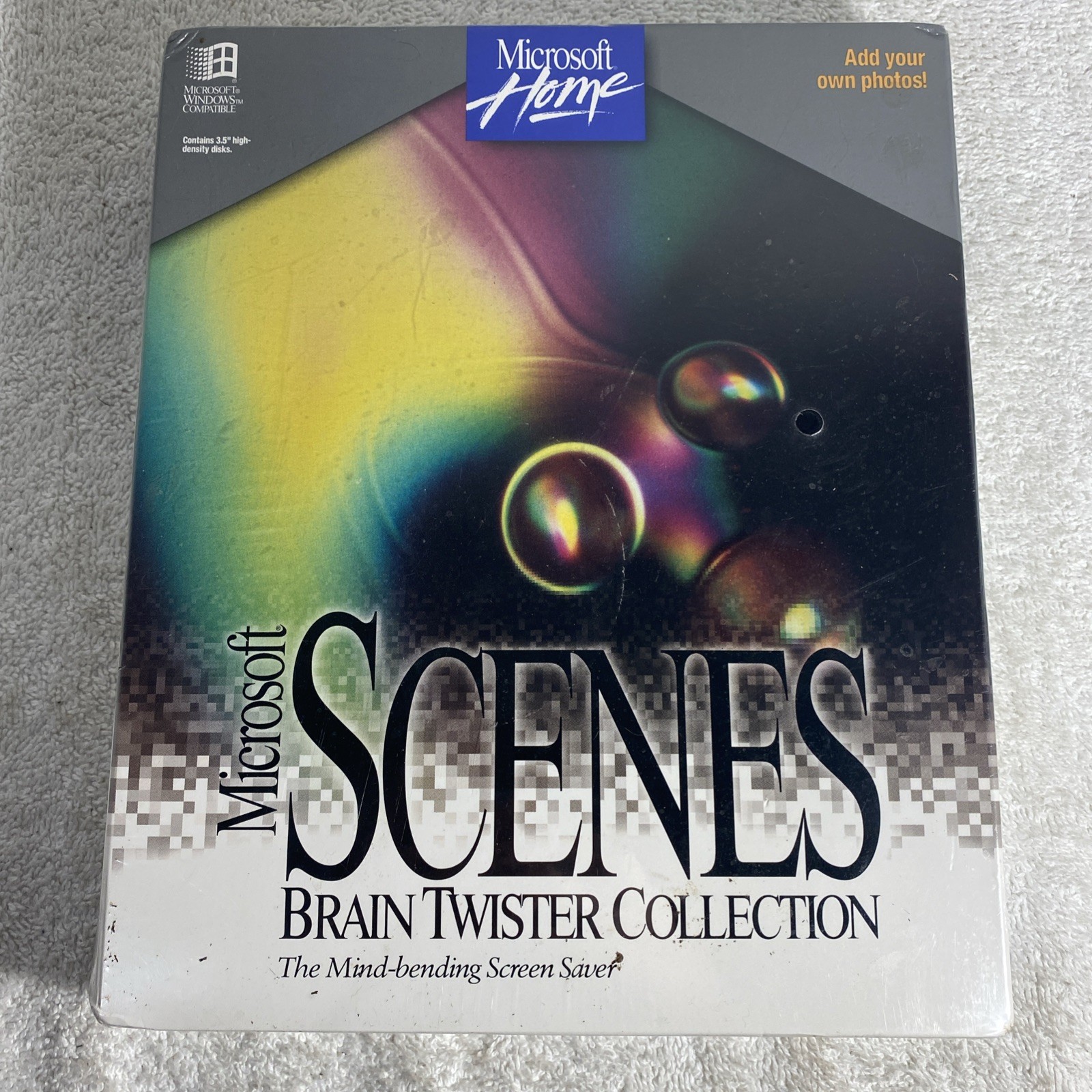 Microsoft Home: Microsoft Scenes Brain Twister Collection 3.5 Floppy New Sealed