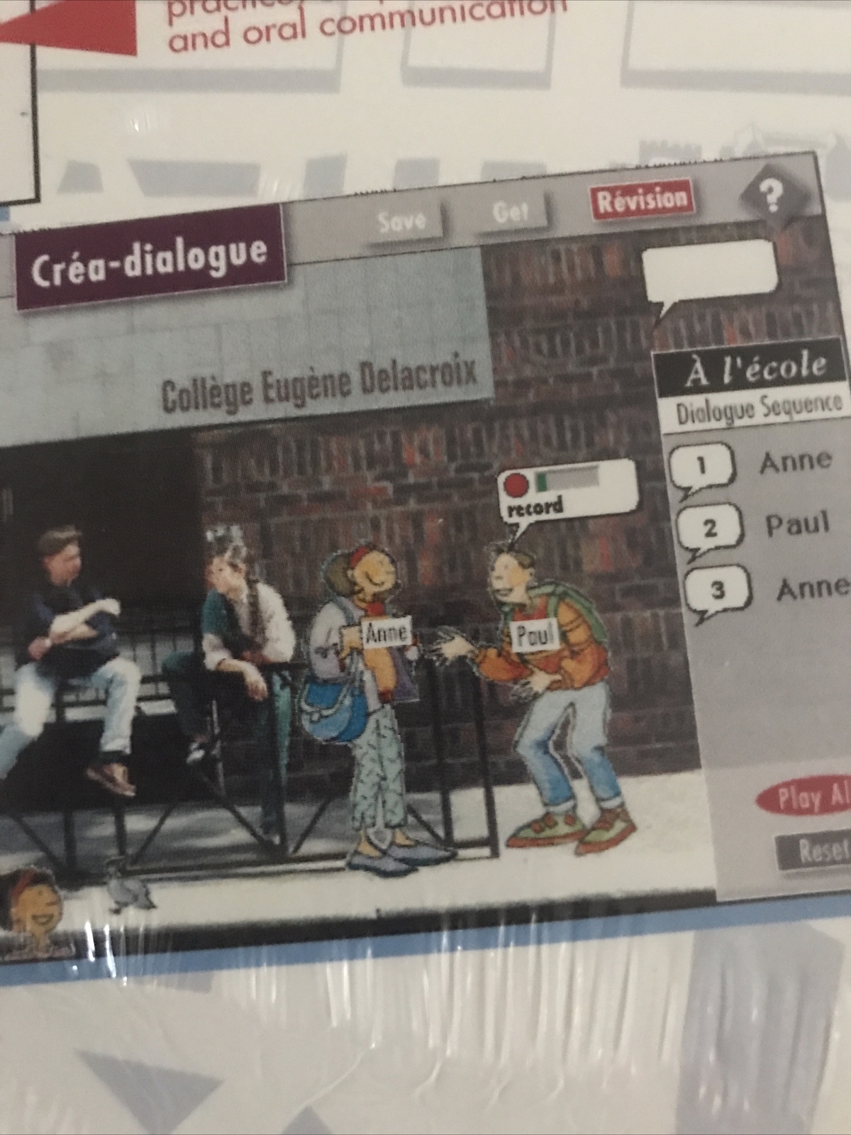 Discovering French Interactive Bleu Level B w/Teacher’s Guide CD ROM 1994