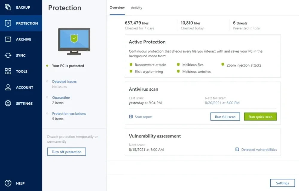 Acronis True Image Essentials 2026 1 Year 5 Devices