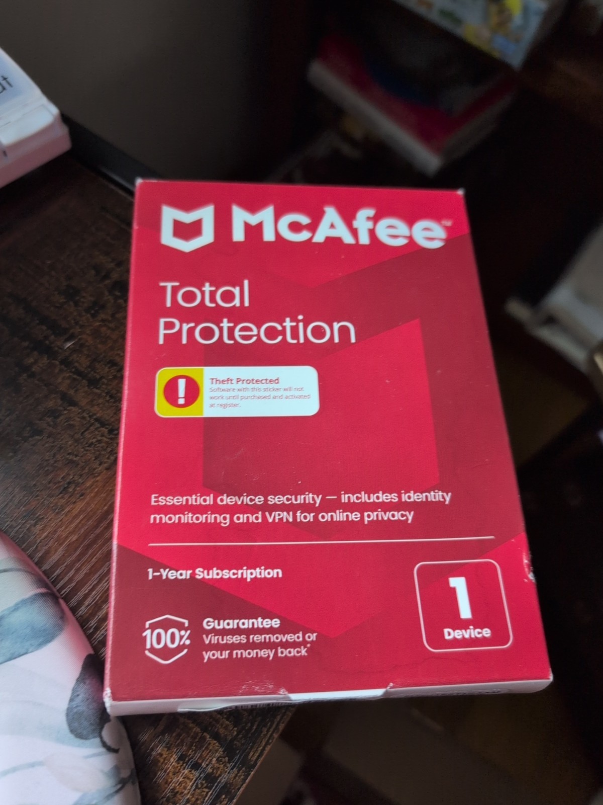 McAfee Total Protection/ 1 Device/Windows/Mac/Android/iOS/