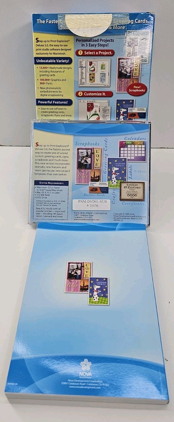 Nova Development Print Explosion Deluxe 3.0 (Retail) (1 User/s) – Full…