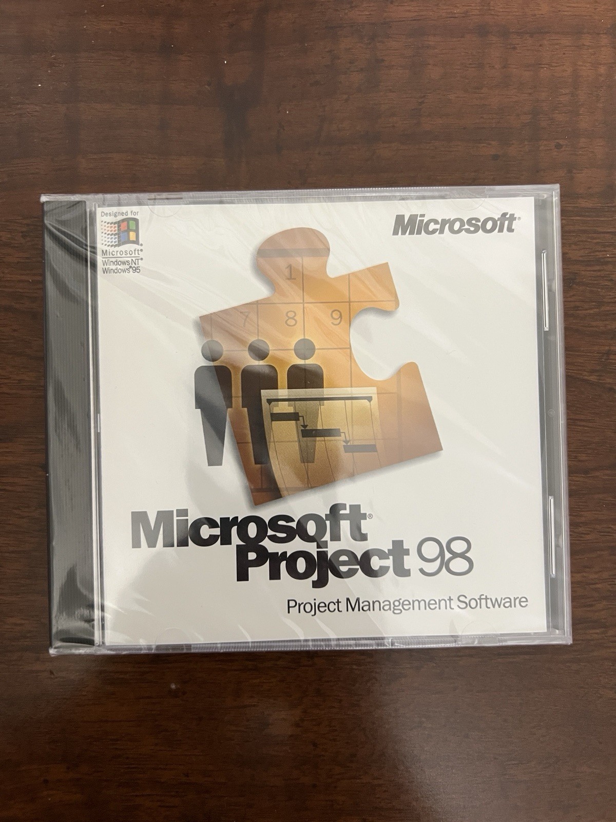 Microsoft Project 98 Project Management Software w/ Key New Unopened
