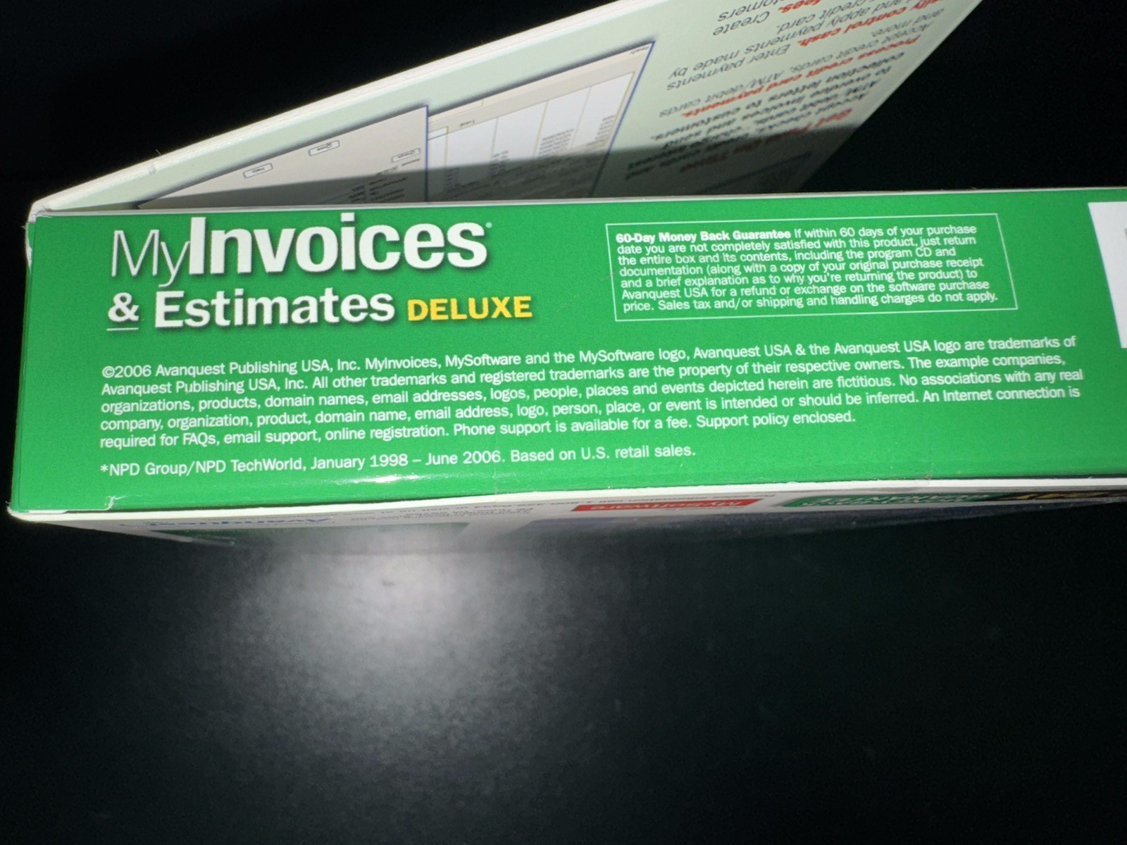Avanquest My Software “Deluxe My Invoices & Estimates” 2006 Version