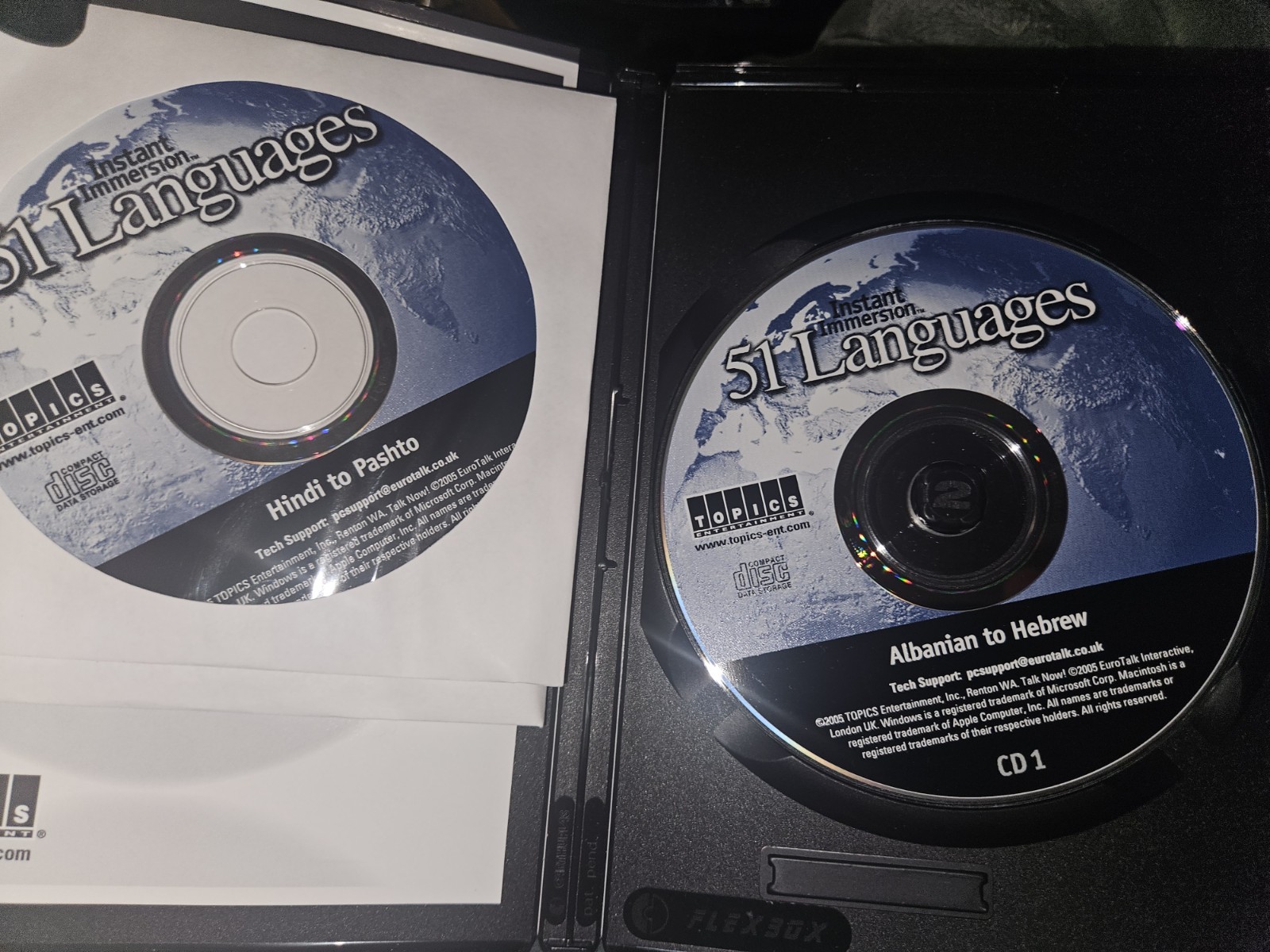 Instant Immersion 51 Languages Language Learning Software 4 CD-ROM Set