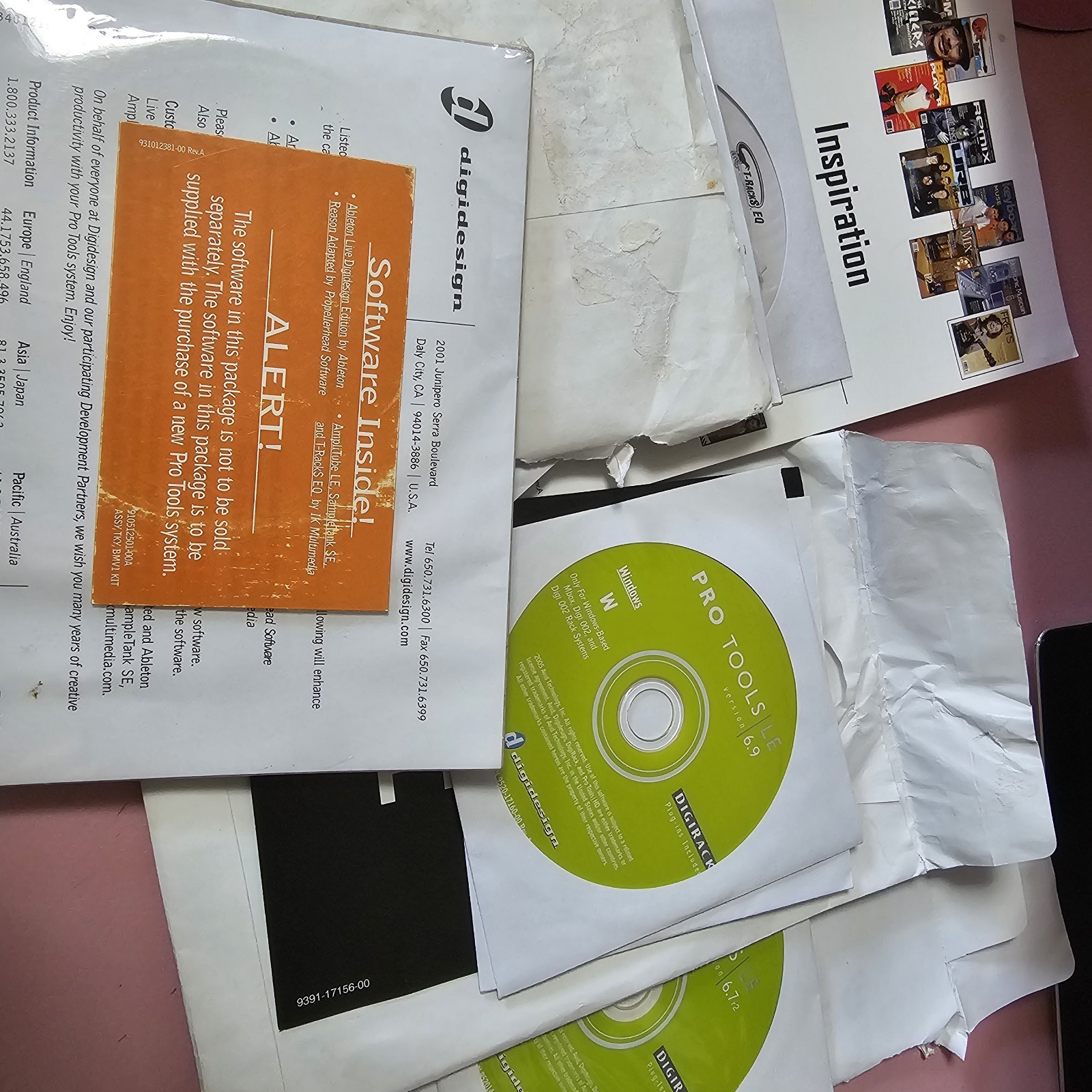 digidesign pc software bundle – Mixed See pics