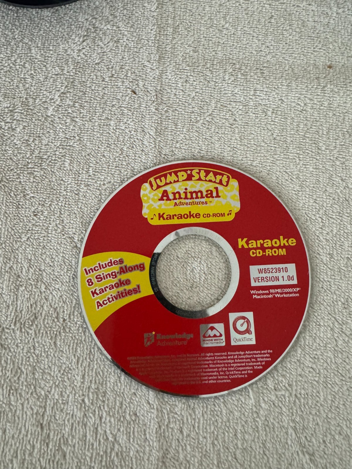Jump Start Animal Adventures Karaoke (Windows PC CD-ROM 2002) – Sing Along Songs