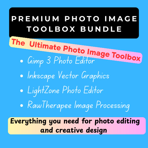 Premium Photo Editing Suite Toolbox Bundle for Windows – Photo Image Editor USB