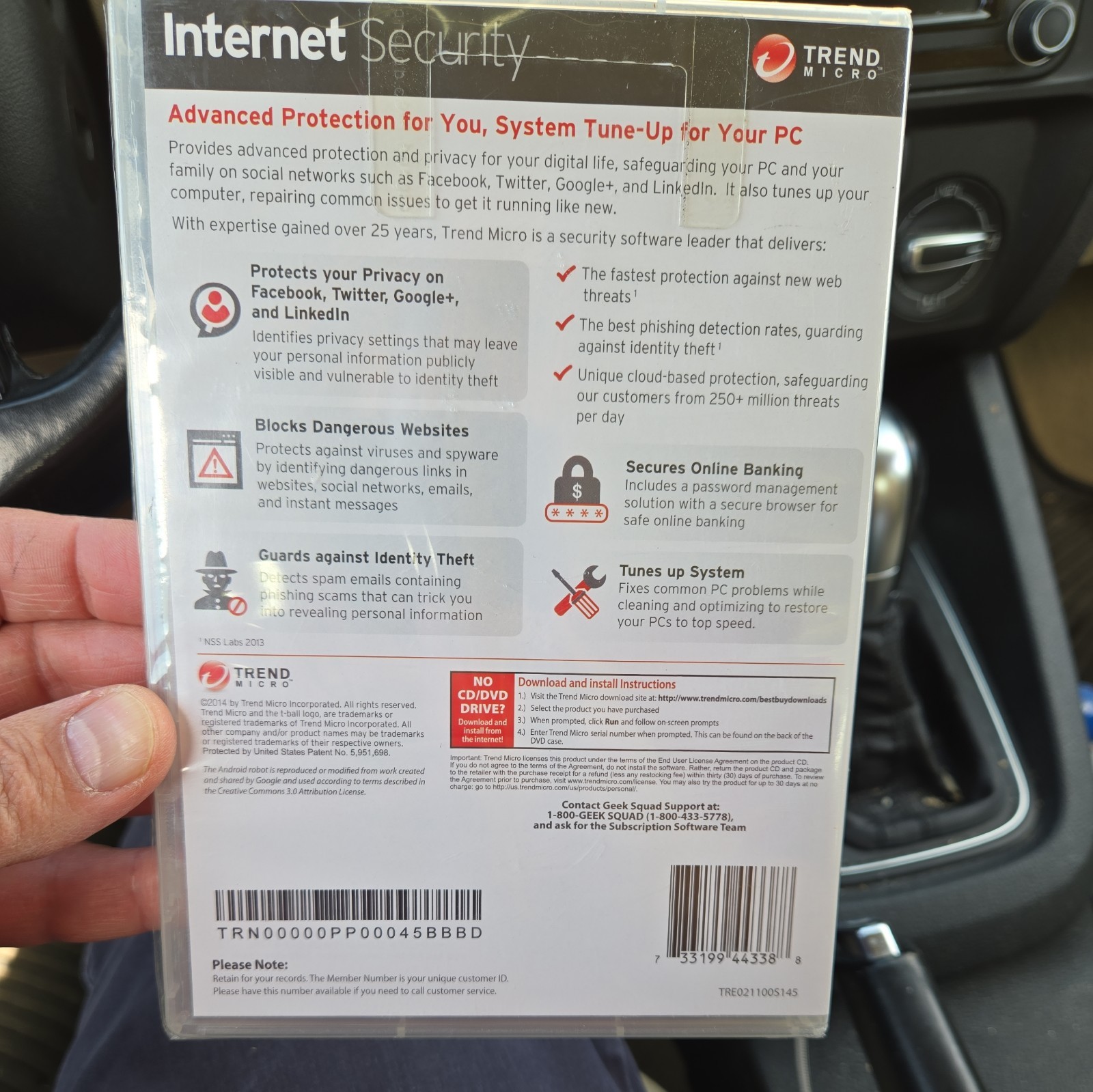 Trend Micro Internet Security (2014) 3 Devices – Windows 8 Mac IOS Android NEW