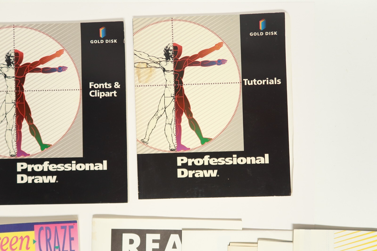 Professional Draw Gold Disk PC Vintage Computer Program Software 3.5″ Hard Disk
