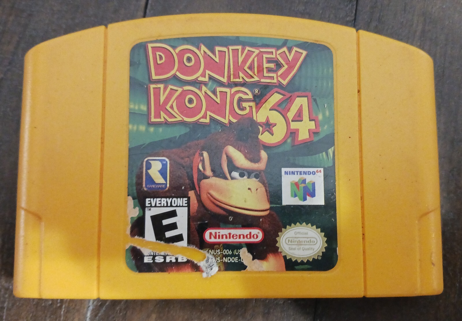 Donkey Kong 64 (NINTENDO 64, 1997) Game Cartridge