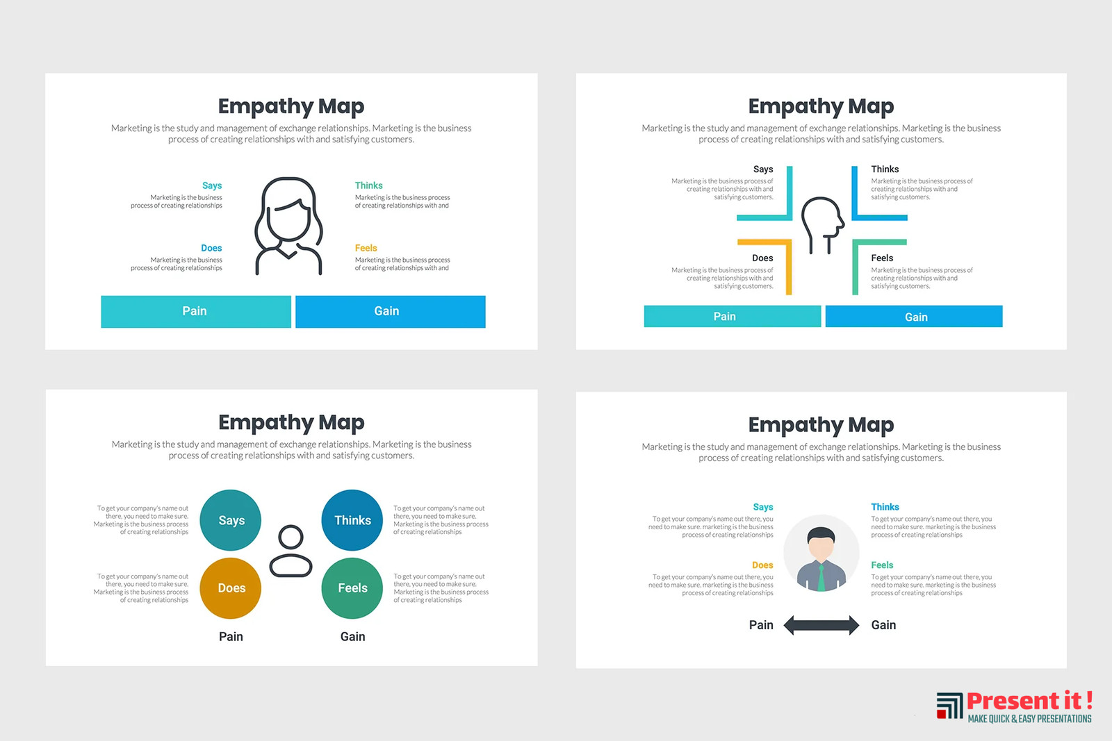 Empathy Map Infographics Template