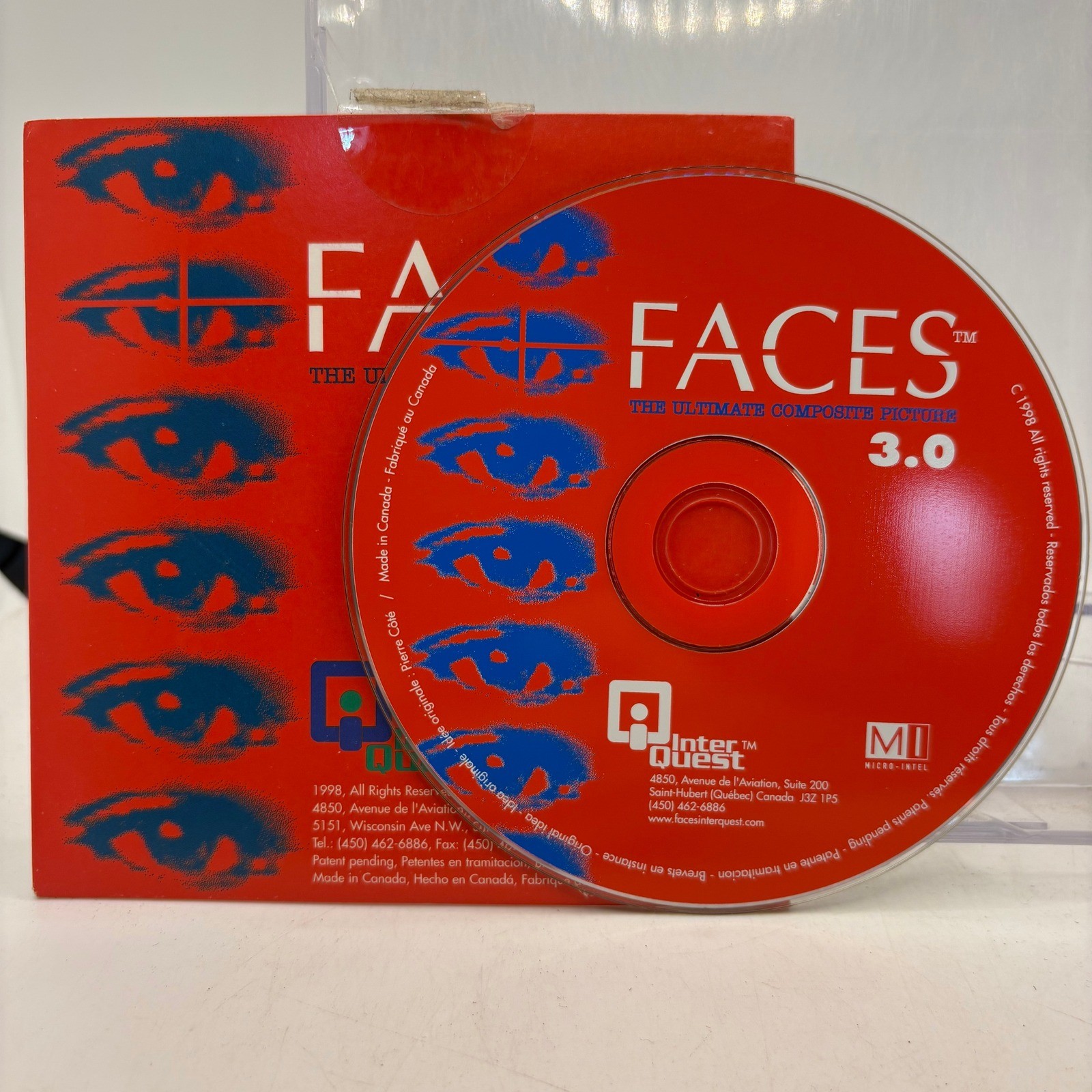 FACES 3.0 The Ultimate Composite Picture InterQuest CD-ROM 1998 Vintage Software