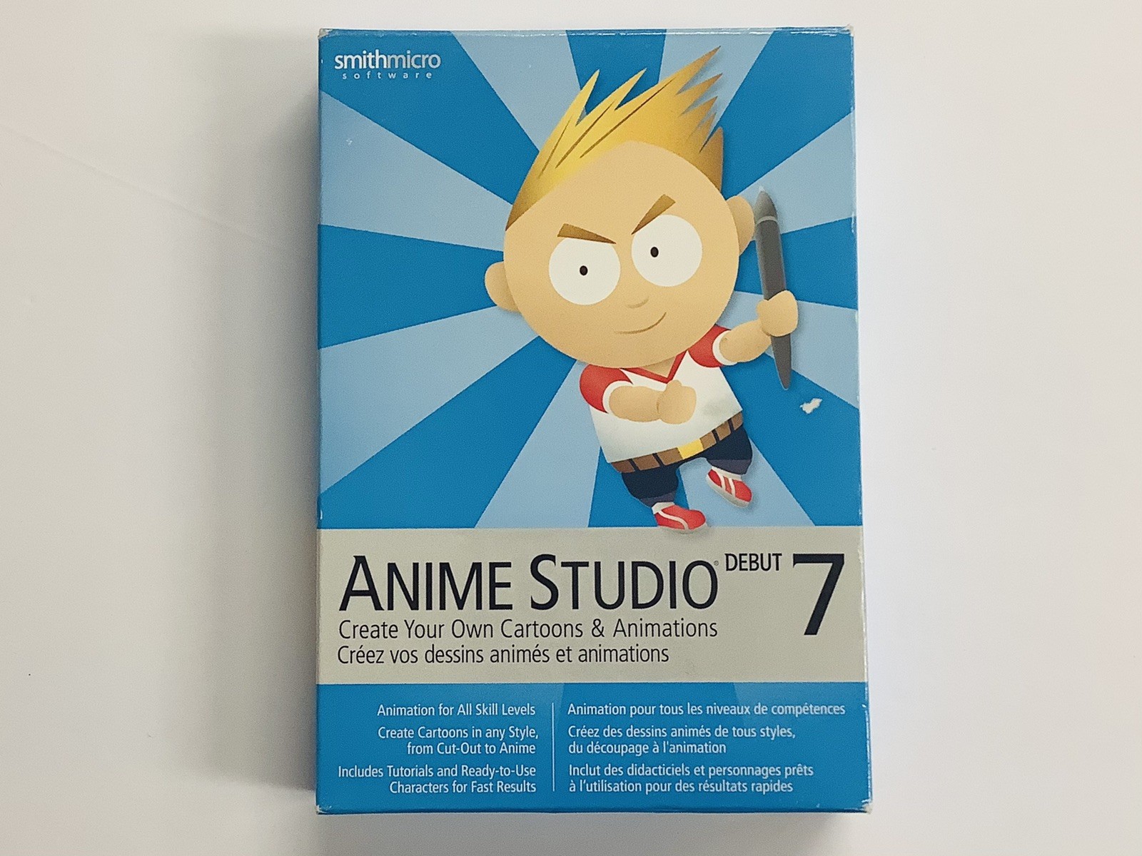 “BRAND NEW” Anime Studio Debut 7 (Win/Mac) Animation Software FACTORY SEALED