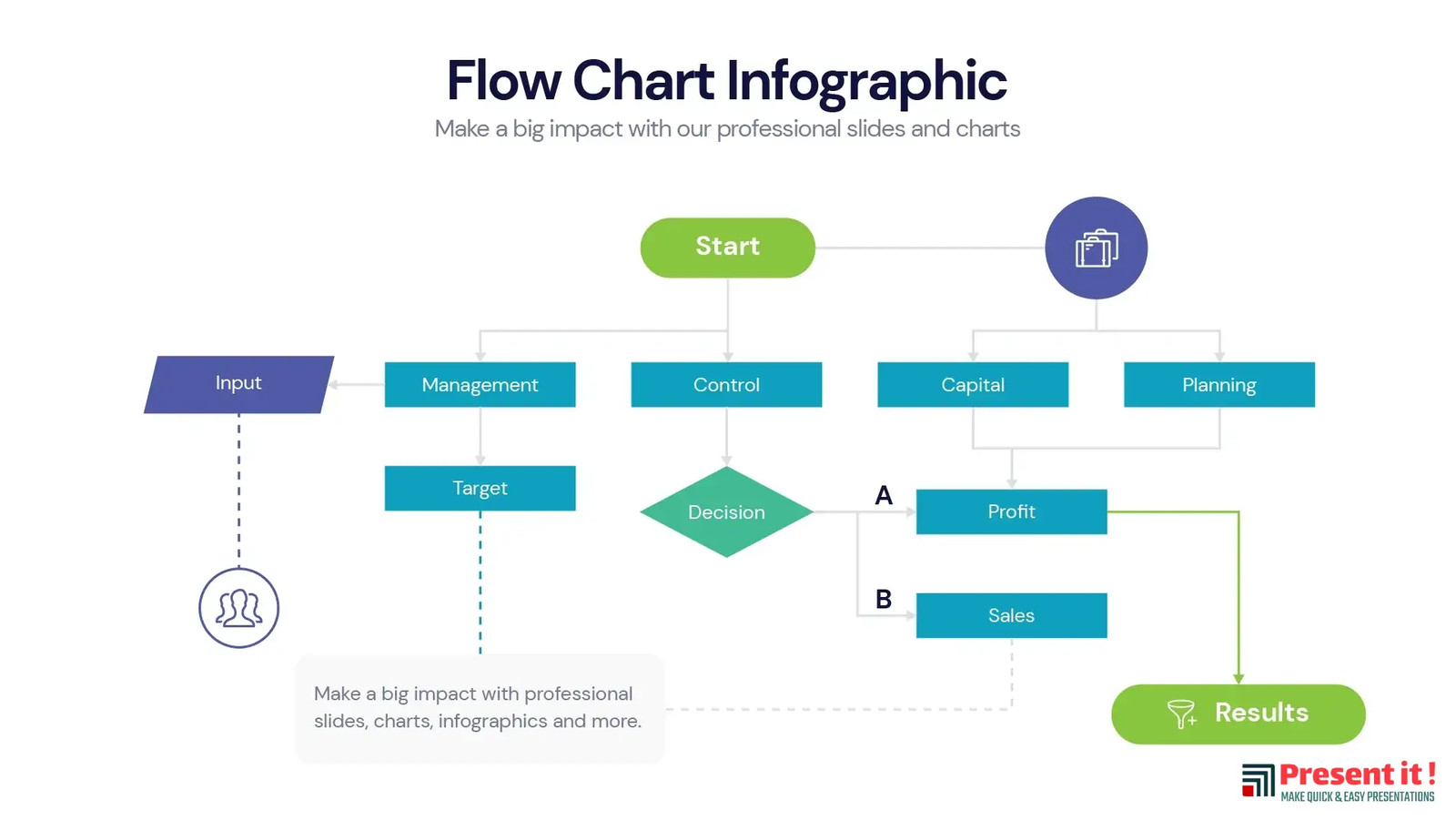 Flow Chart Infographic | Premium Templates