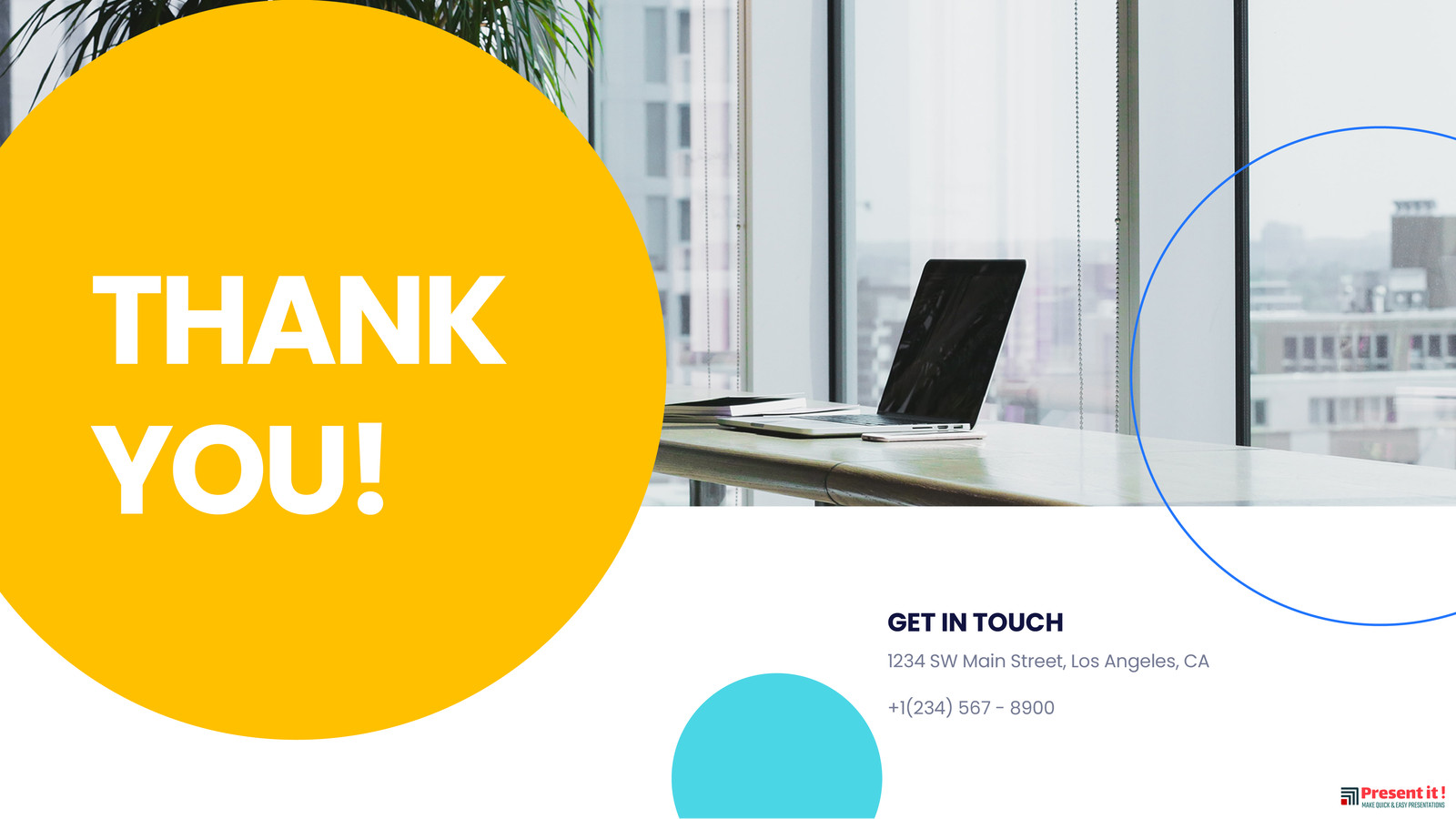 Thank You Ppt Infographic Template