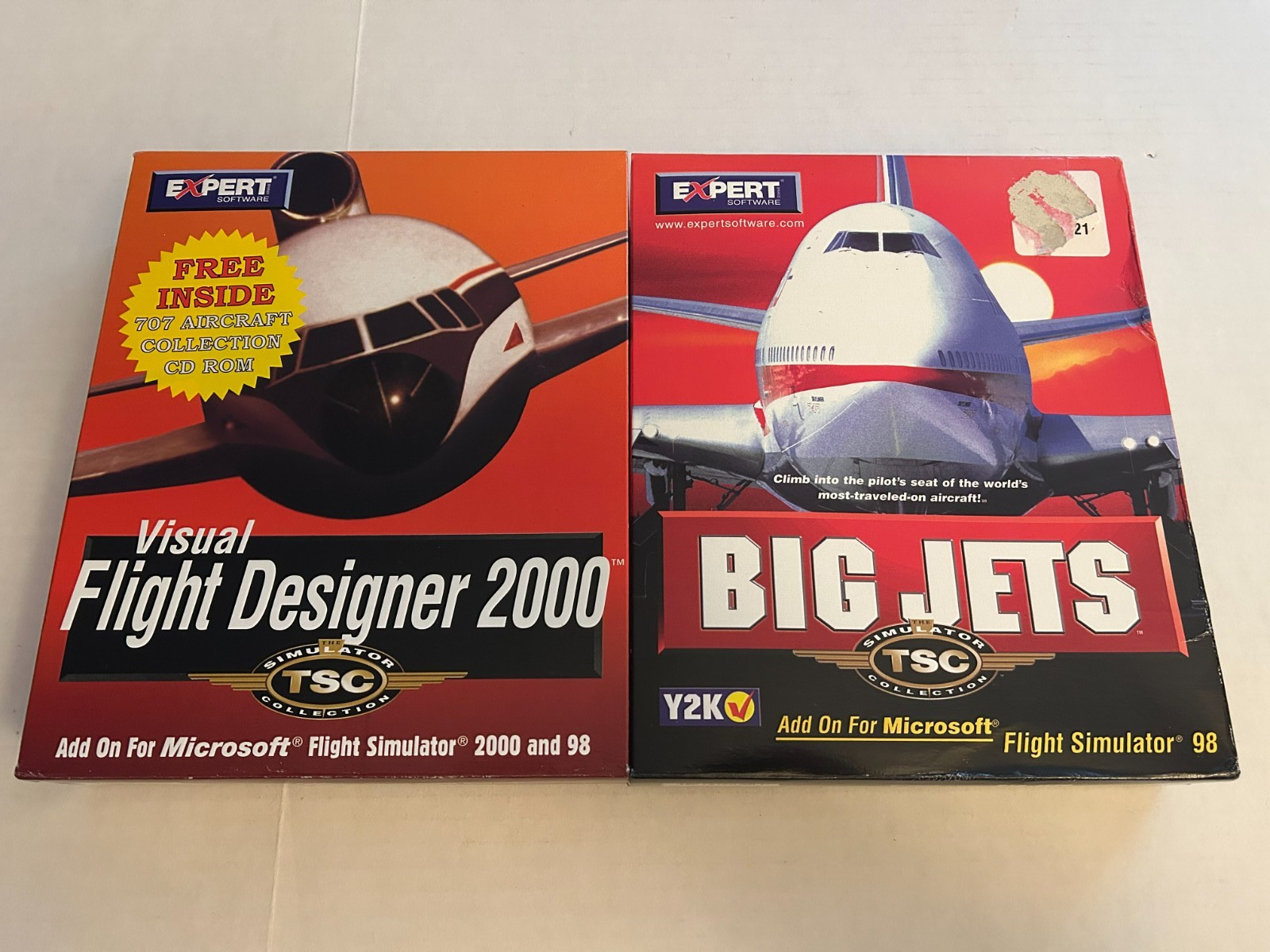 Microsoft Flight Simulator 98 Expansions – Visual Flight Designer 2000/ Big Jets