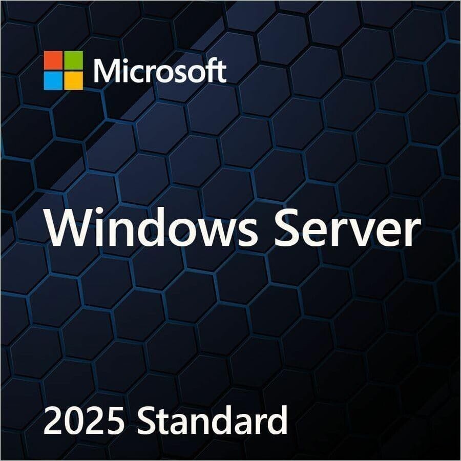Microsoft Windows Server 2025 Standard Edition – 16 Core License (OVERNIGHT)