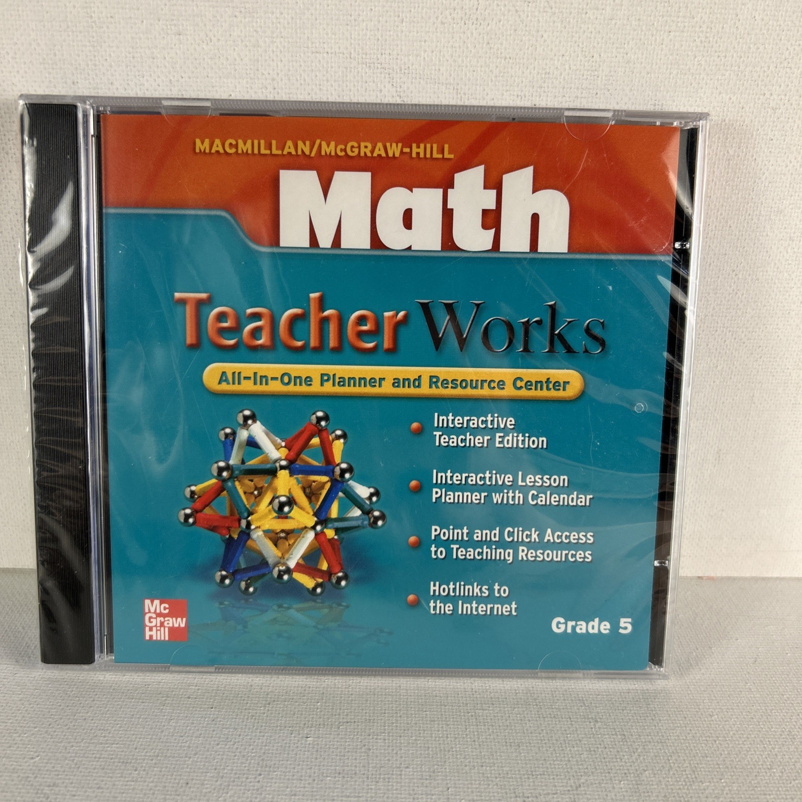 Math Teacher Works CD NEW factory, Sealed