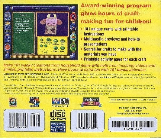 Better Homes & Gardens: Cool Crafts (Age 3-12) CD,1996 Win/Mac -NEW CD in SLEEVE