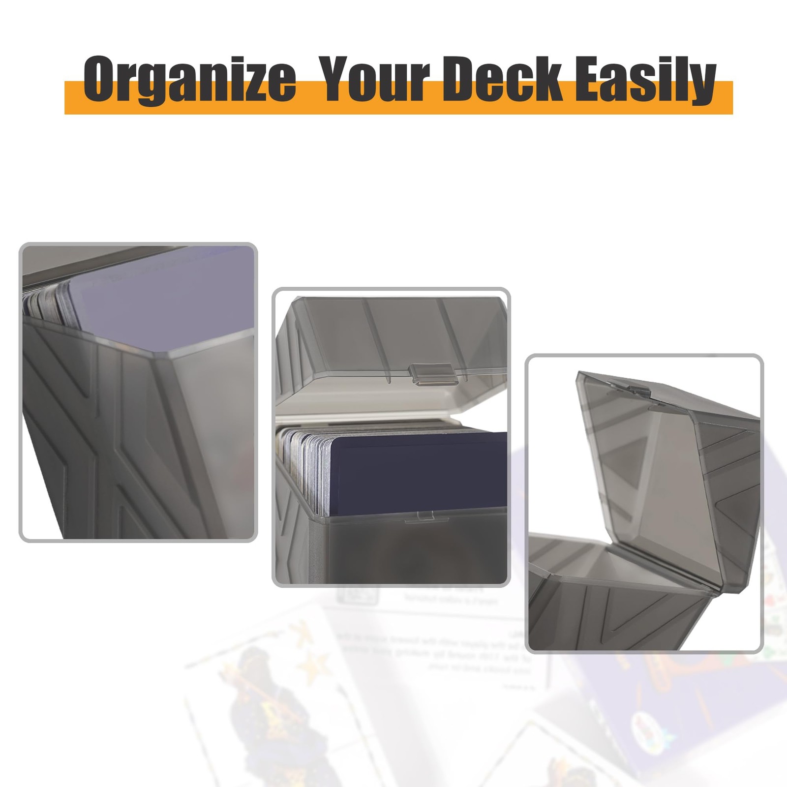 RHCOM Trading Card Case Kit – 12 Deck Boxes for 2200+ MTG/Sports Cards