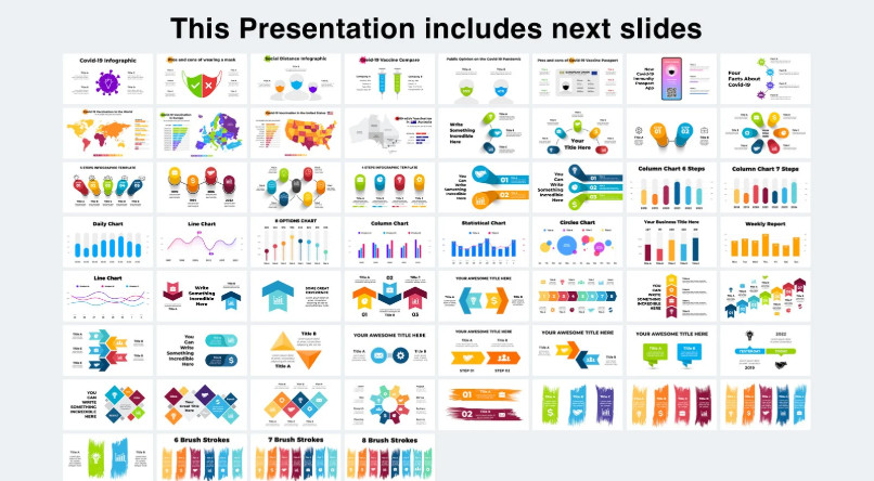 Business Infographics 60 Page Templates Canva Fully Editable Next Slides