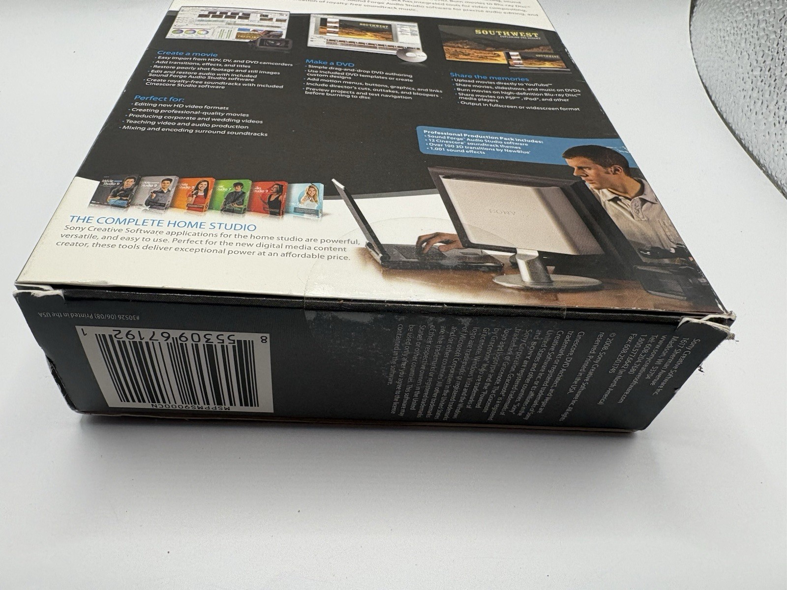 Sony Vegas Movie Studio 9 Platinum Edition Video & Soundtrack Software