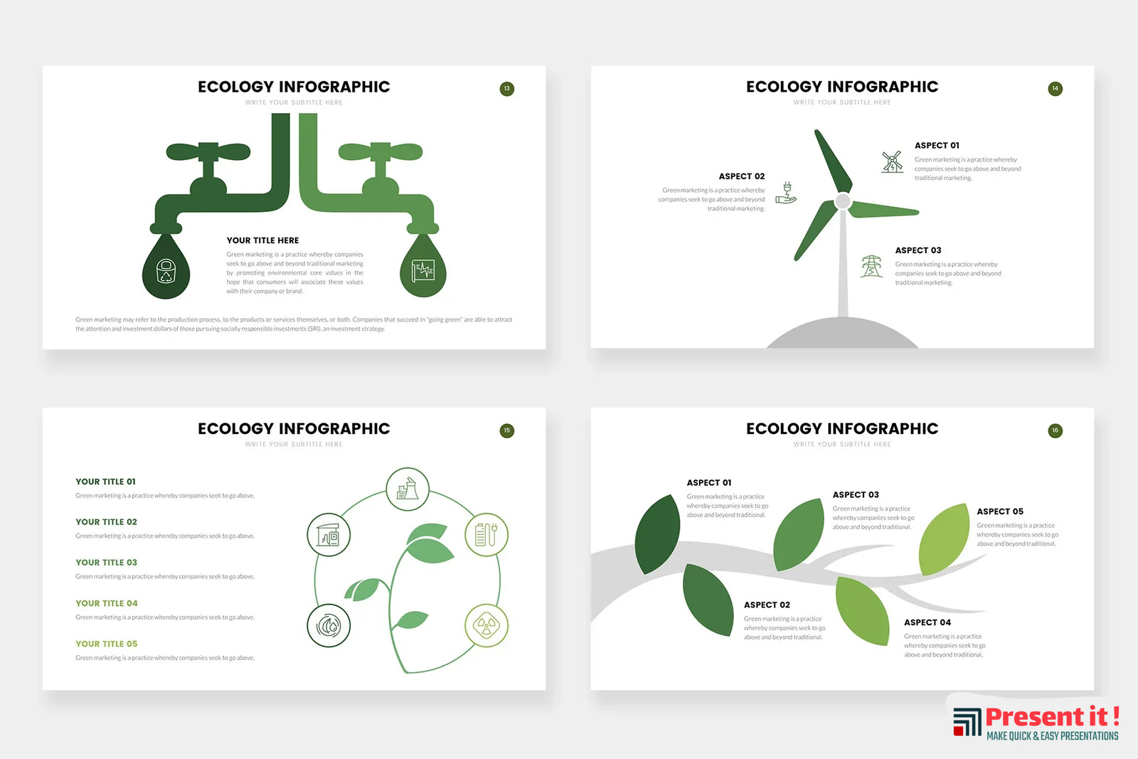 Ecology Infographics | Premium Templates