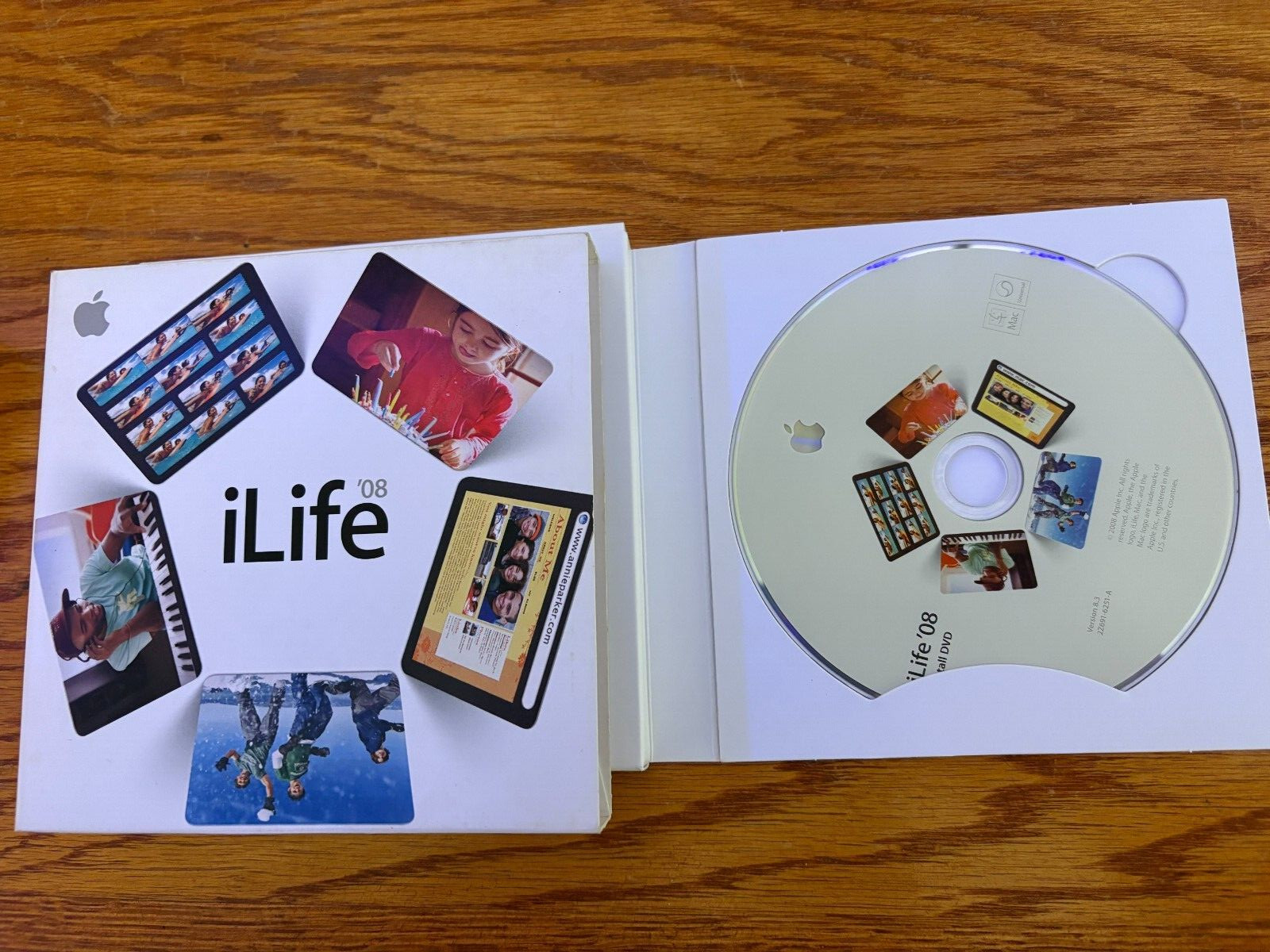 Apple iLife ’08 Installation DVD W/box V8.0.1