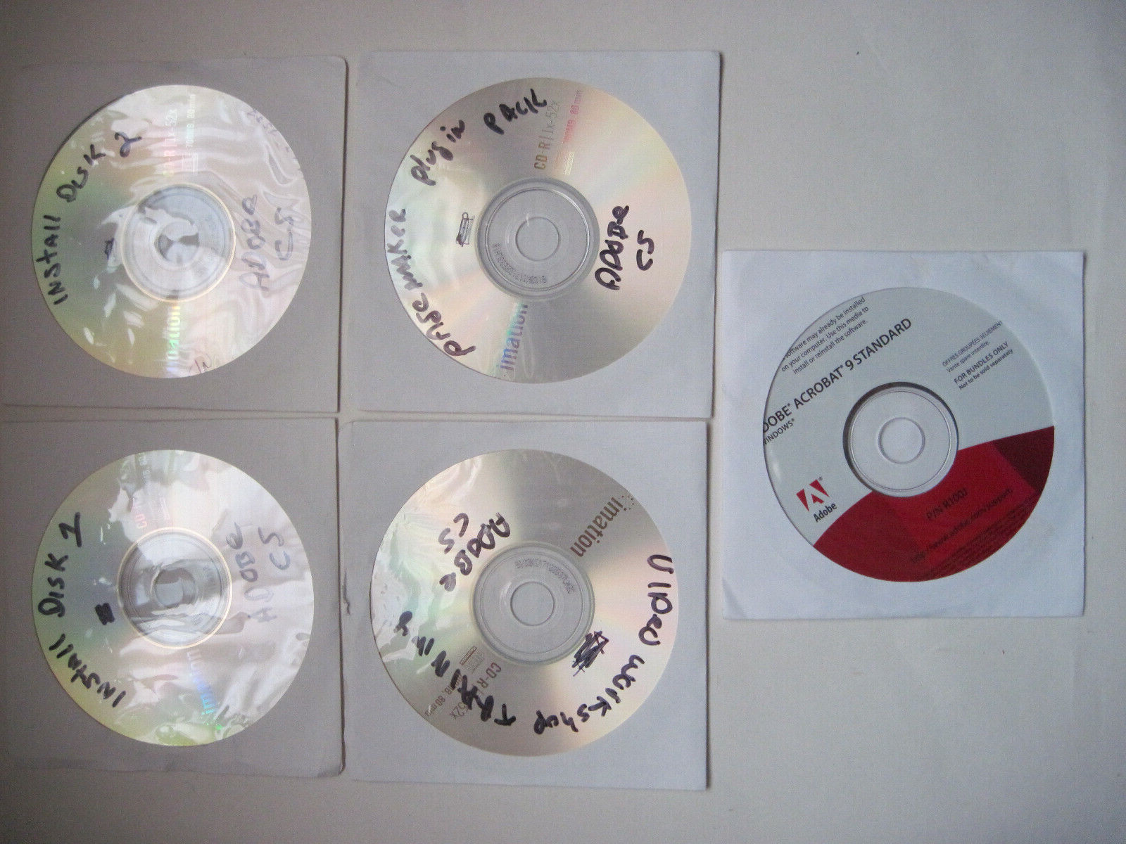 Adobe Acrobat 9 Standard Disc W/ Key