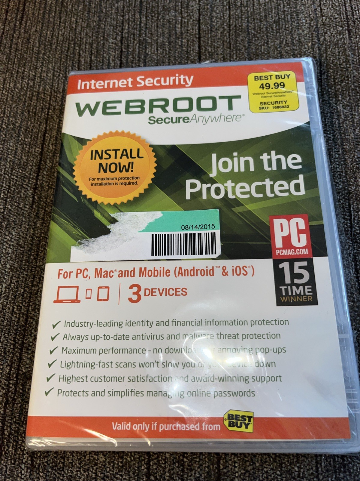 Webroot SecureAnywhere Internet Security – Full Version for Windows & Mac…