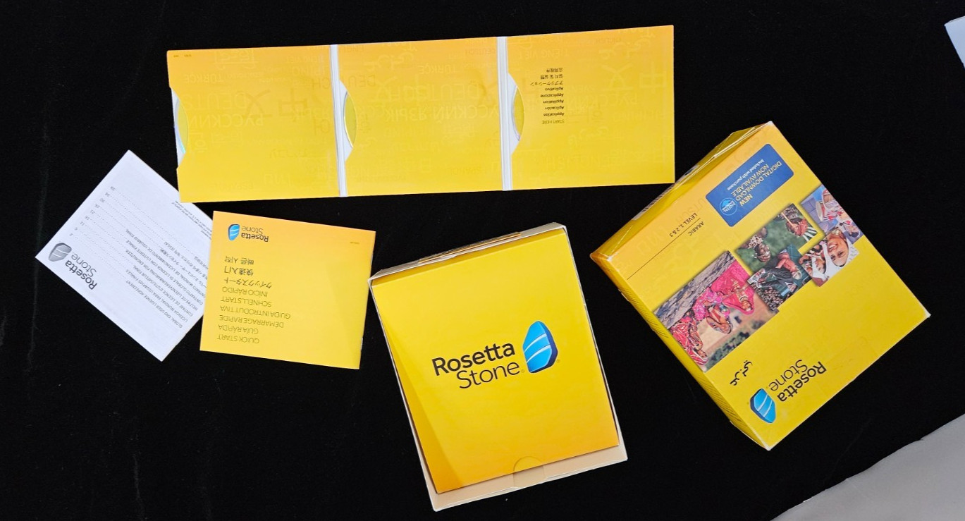 Rosetta Stone Arabic, Level 1, 2 & 3, Version 4, No headphones