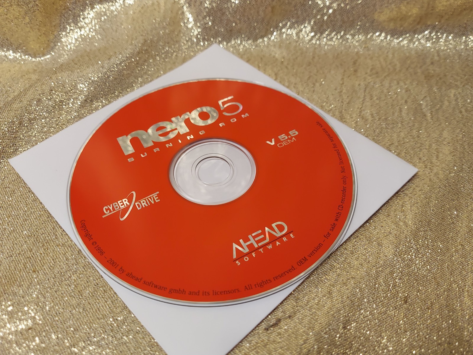 NERO 5 Burning Rom: V 5.5 OEM eXpress 1996 – 2002 Ahead Software AG