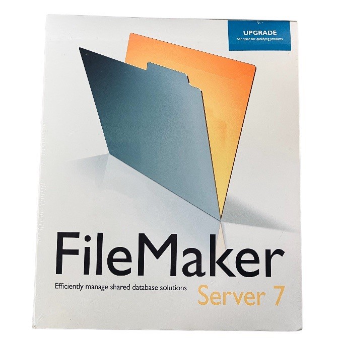 FileMaker Server 7 Upgrade for PC And Mac, New in Factory Sealed Shrink Wrap
