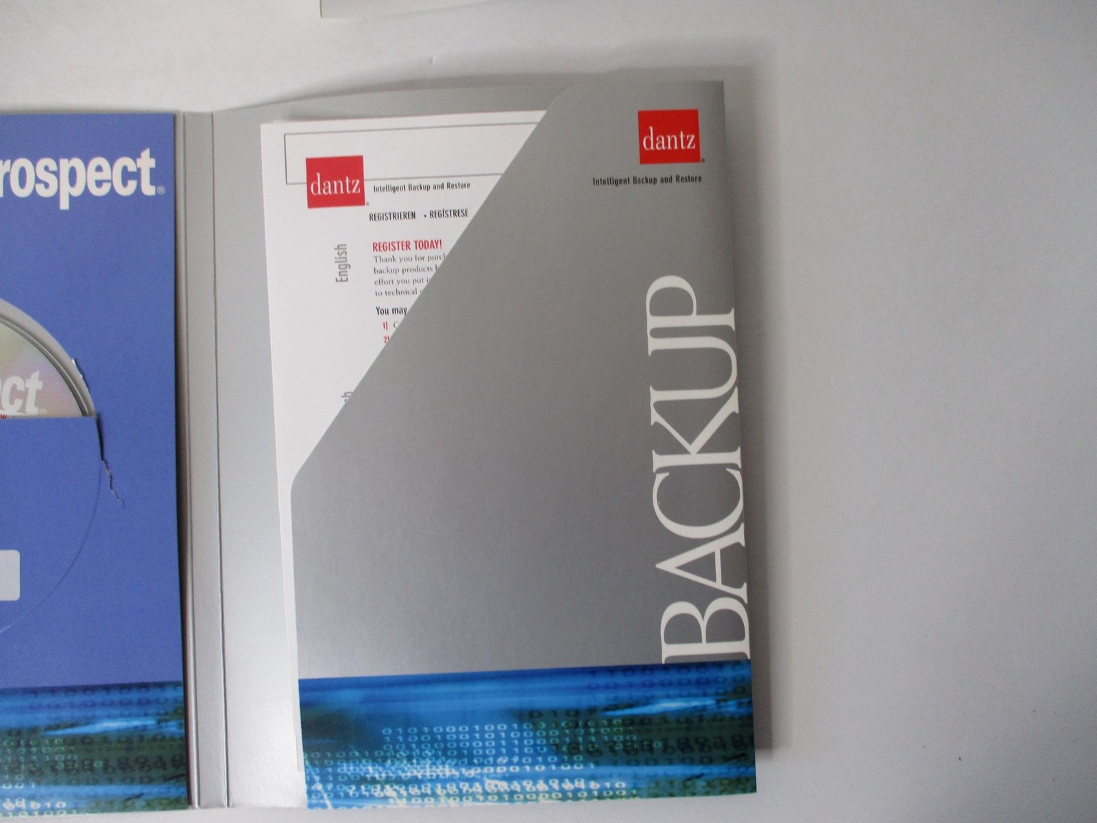 Retrospect BACKUP Professional for Windows; Version 6 With User Guide (2002 CD)