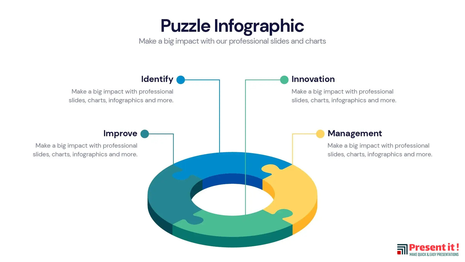 Puzzle Infographic Templates & Slides