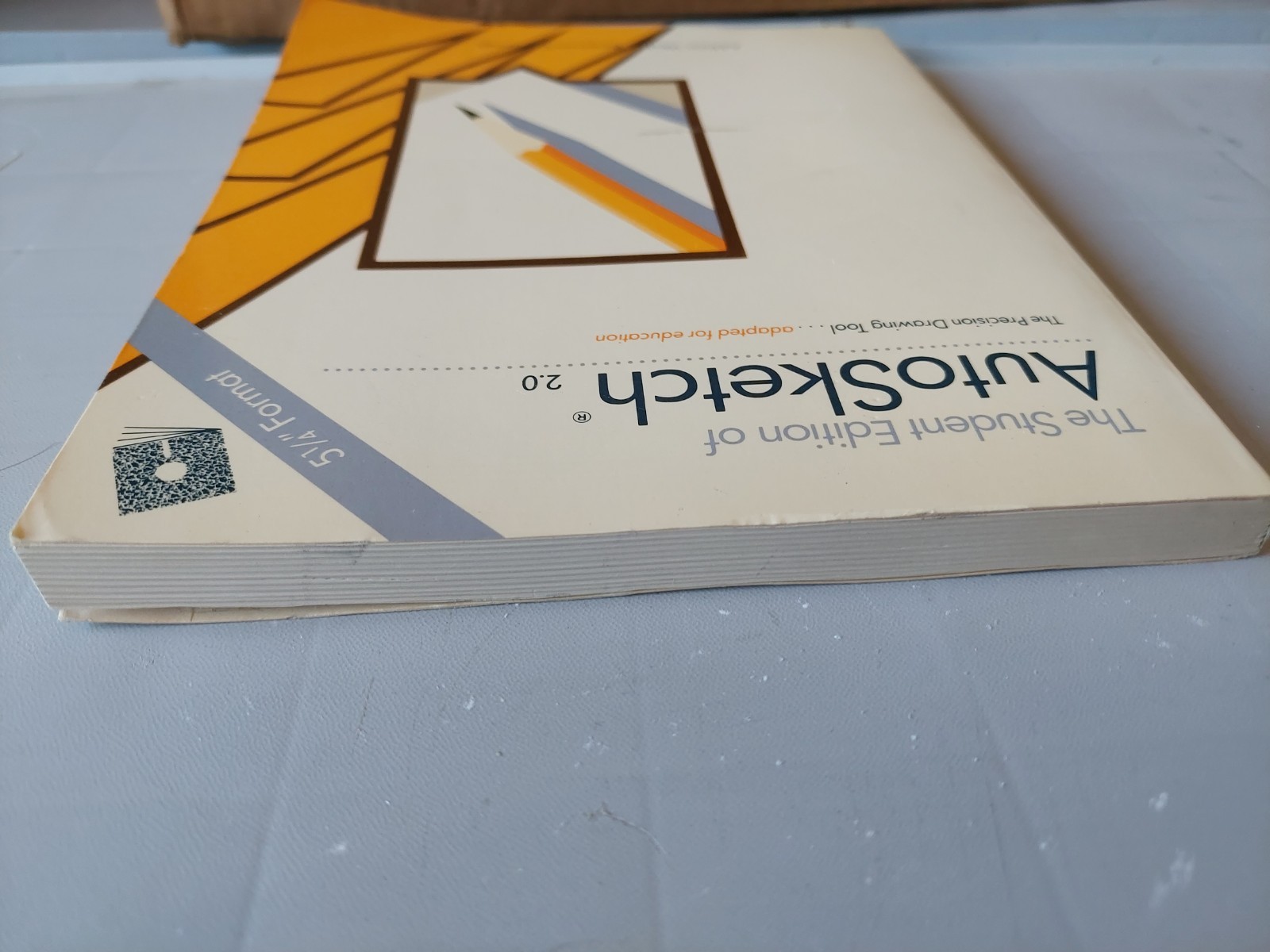 Autodesk AutoSketch 2.0 CAD Student Edition MS-DOS 5.25″ Floppy Disc 50570